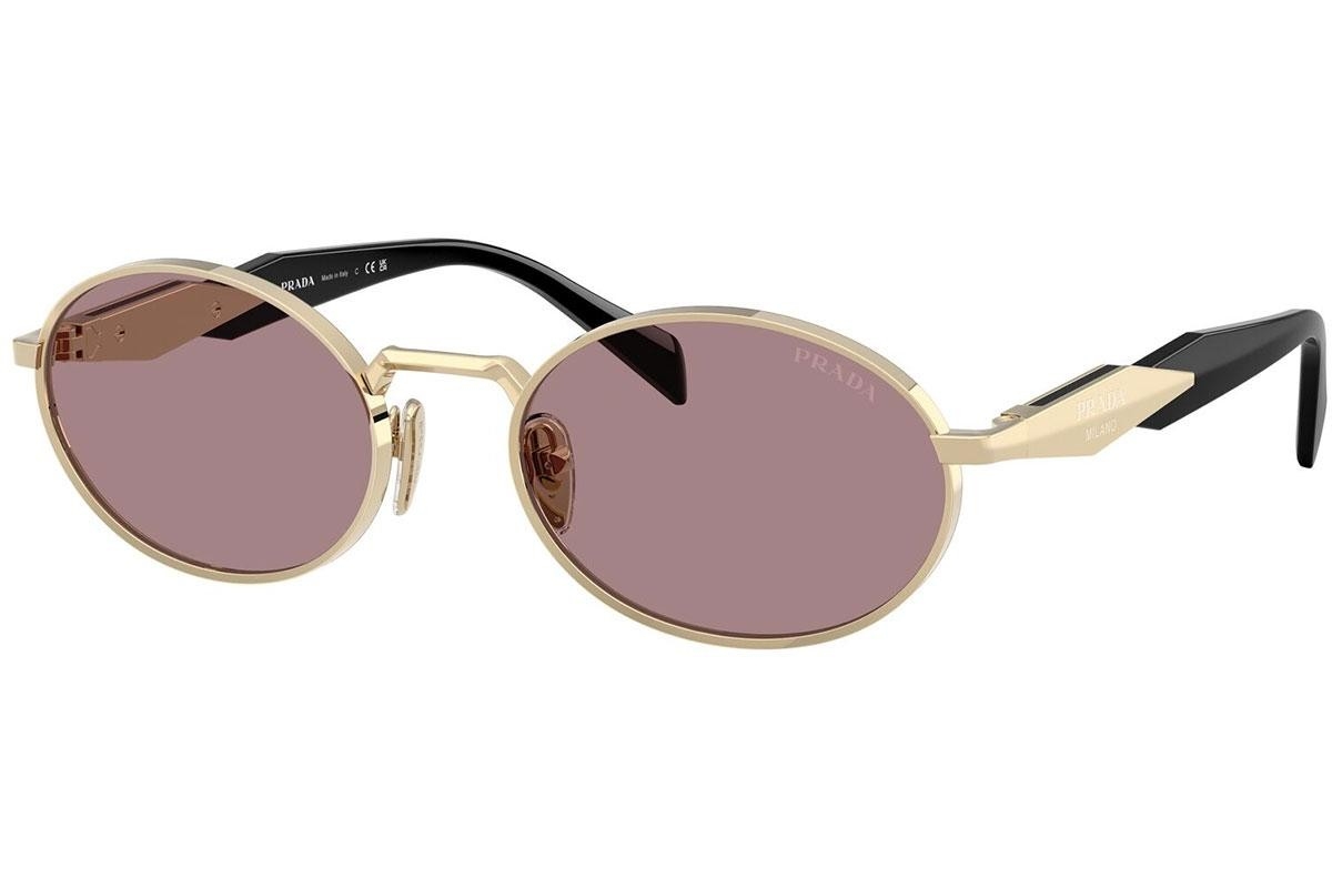 Prada PR 65ZS (ZVN20I) 55 | Unisex Mor Yuvarlak Güneş Gözlüğü
