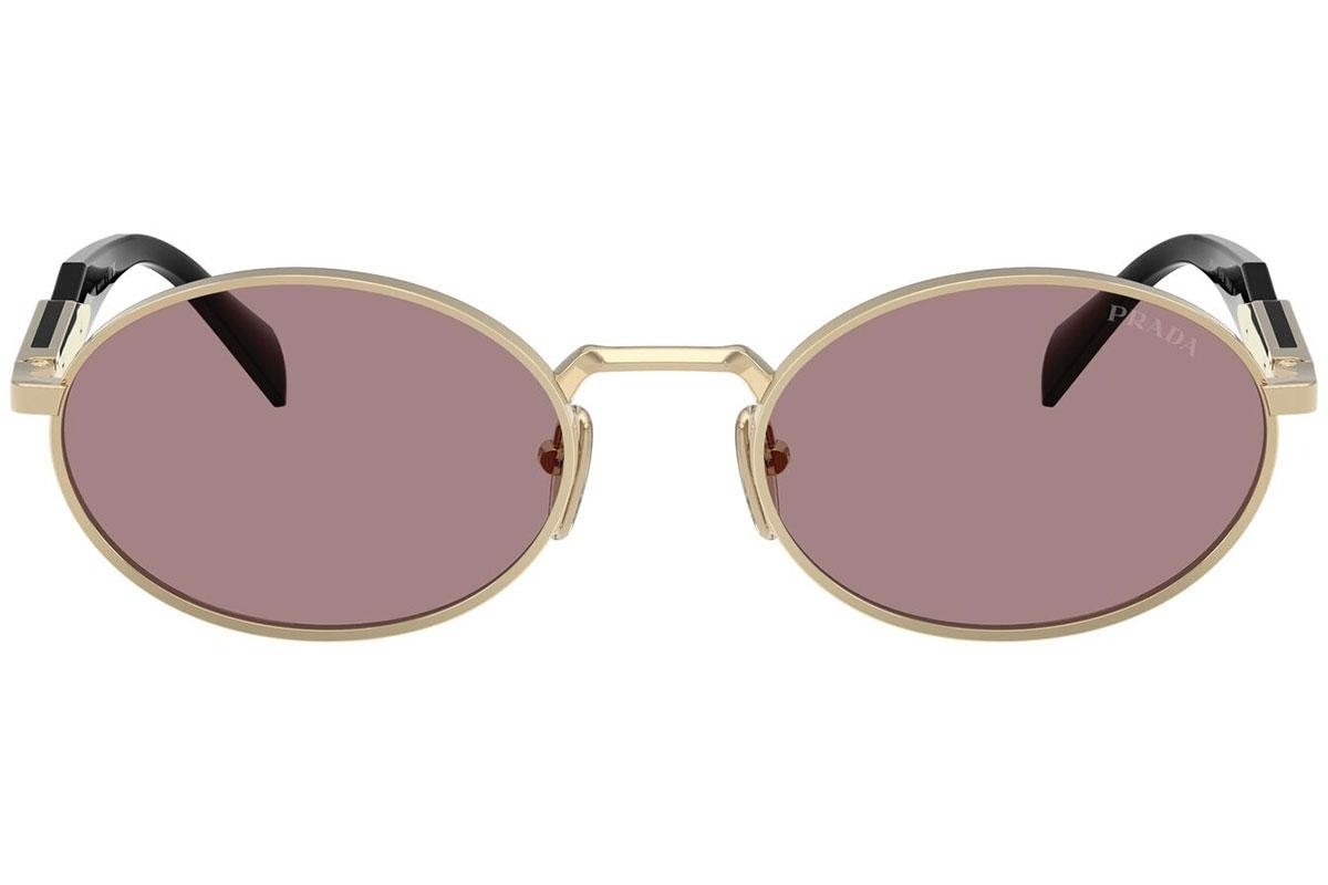 Prada PR 65ZS (ZVN20I) 55 | Unisex Mor Yuvarlak Güneş Gözlüğü