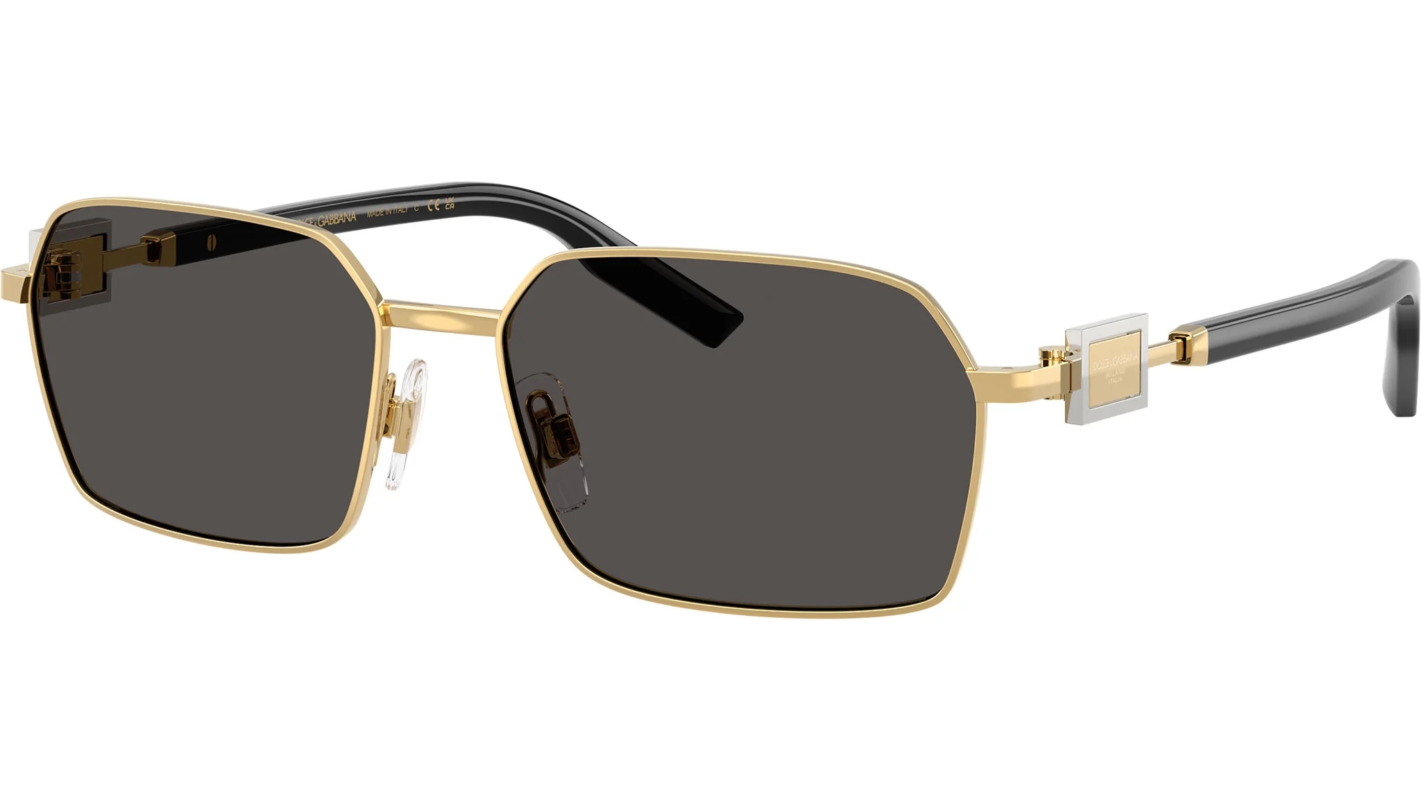 Dolce & Gabbana DG2316 (02/87) 56 | Unisex Altın Güneş Gözlüğü