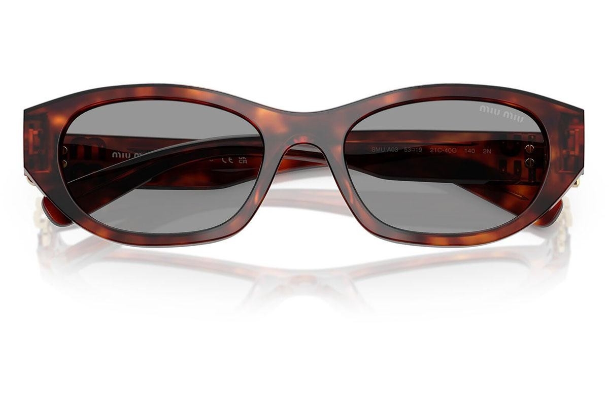 Miu Miu MU A03S (21C40O) 53 | Kadın Kahverengi Güneş Gözlüğü