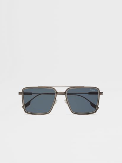 Ermenegildo Zegna (EZ0257-37V) 56 | Unisex Lacivert Güneş Gözlüğü