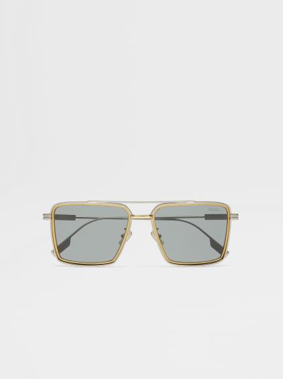 Ermenegildo Zegna (EZ0257-17A) 56 | Unisex Gri Güneş Gözlüğü