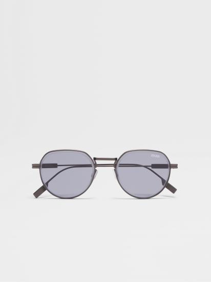 Ermenegildo Zegna (EZ0244-09A) 52 | Unisex Gri Güneş Gözlüğü