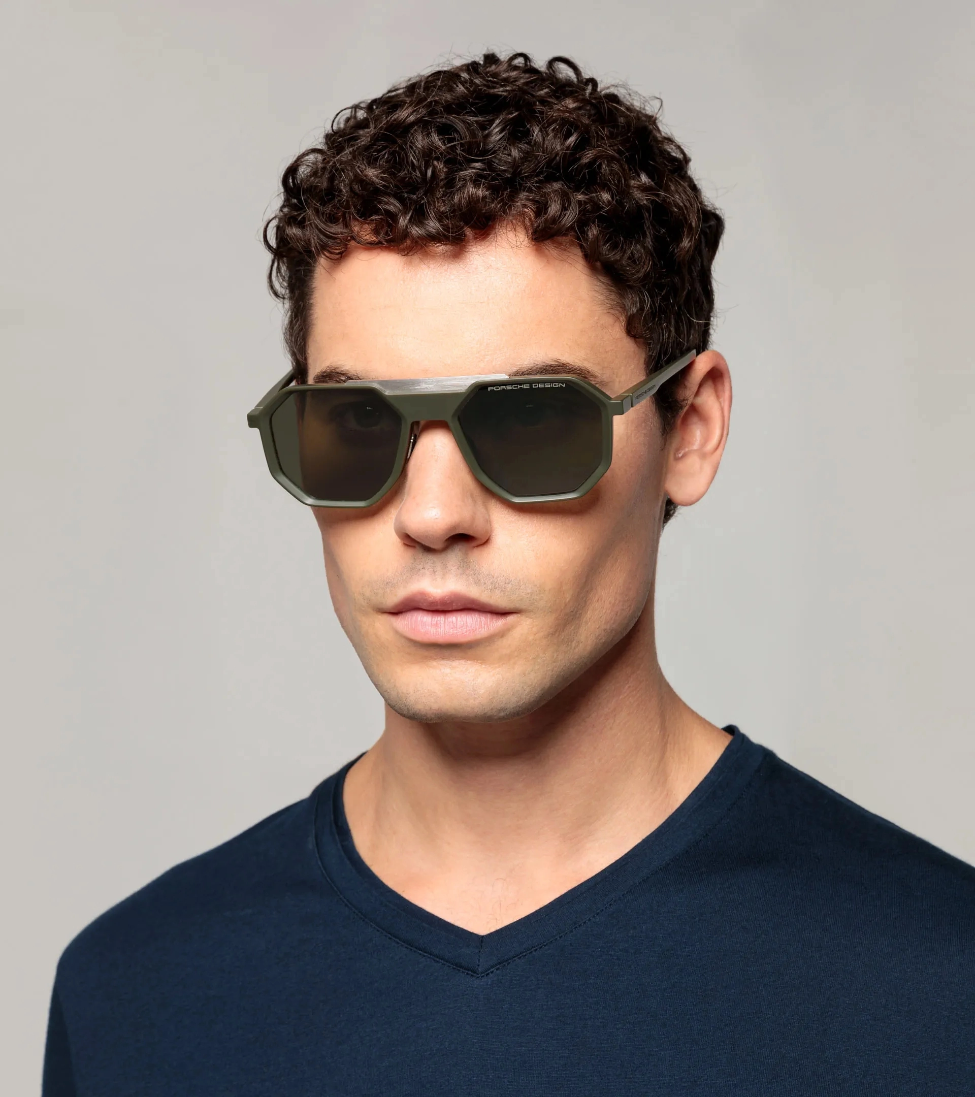 Porsche Design P8981 D | 55 Unisex Yeşil Güneş Gözlüğü