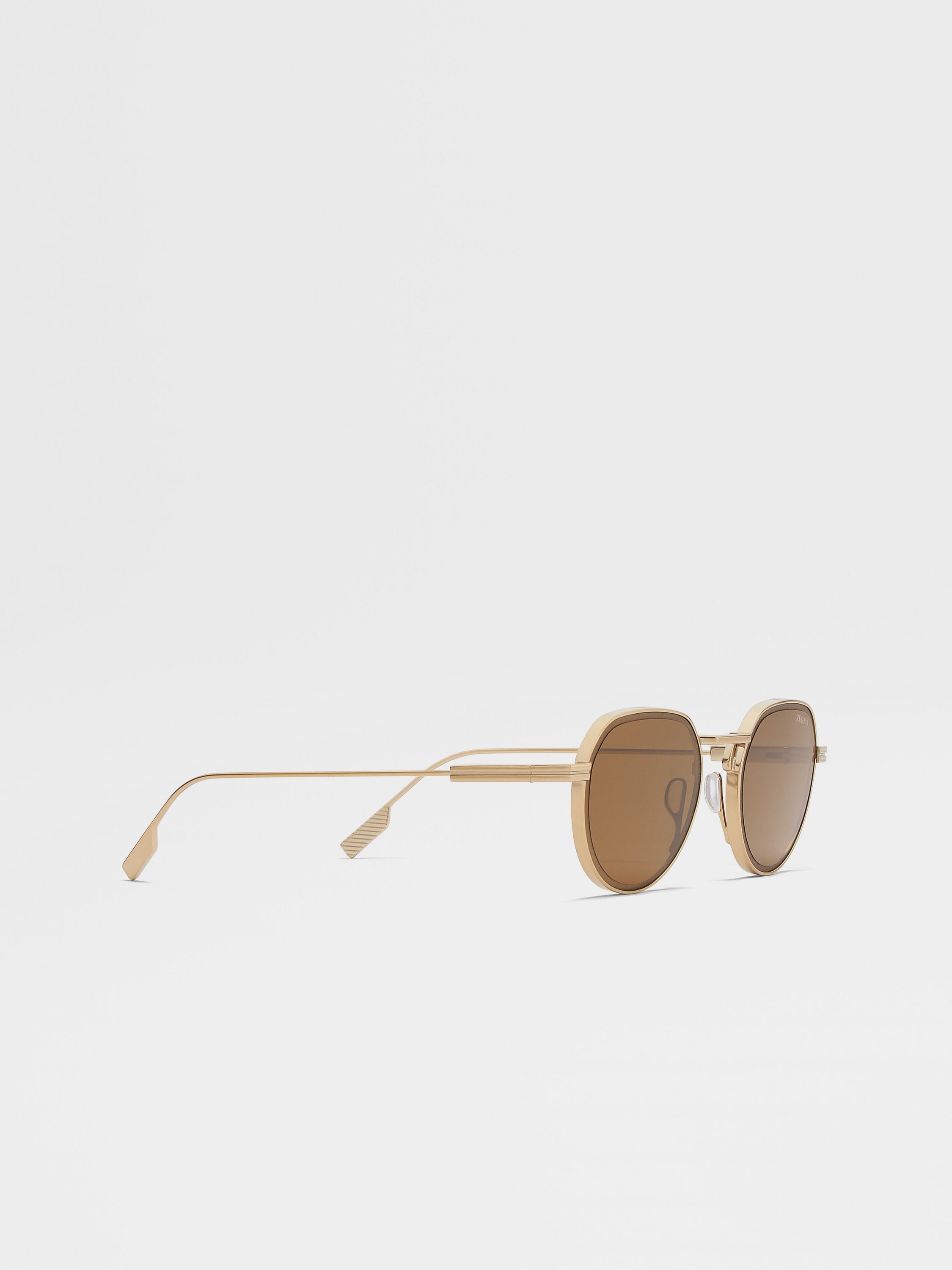 Ermenegildo Zegna (EZ0244-34J) 52 | Unisex Kahverengi Güneş Gözlüğü